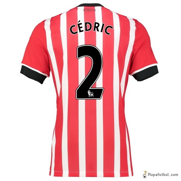 Camiseta Southampton Replica Primera Ropa Cedric 2016/17 Rojo